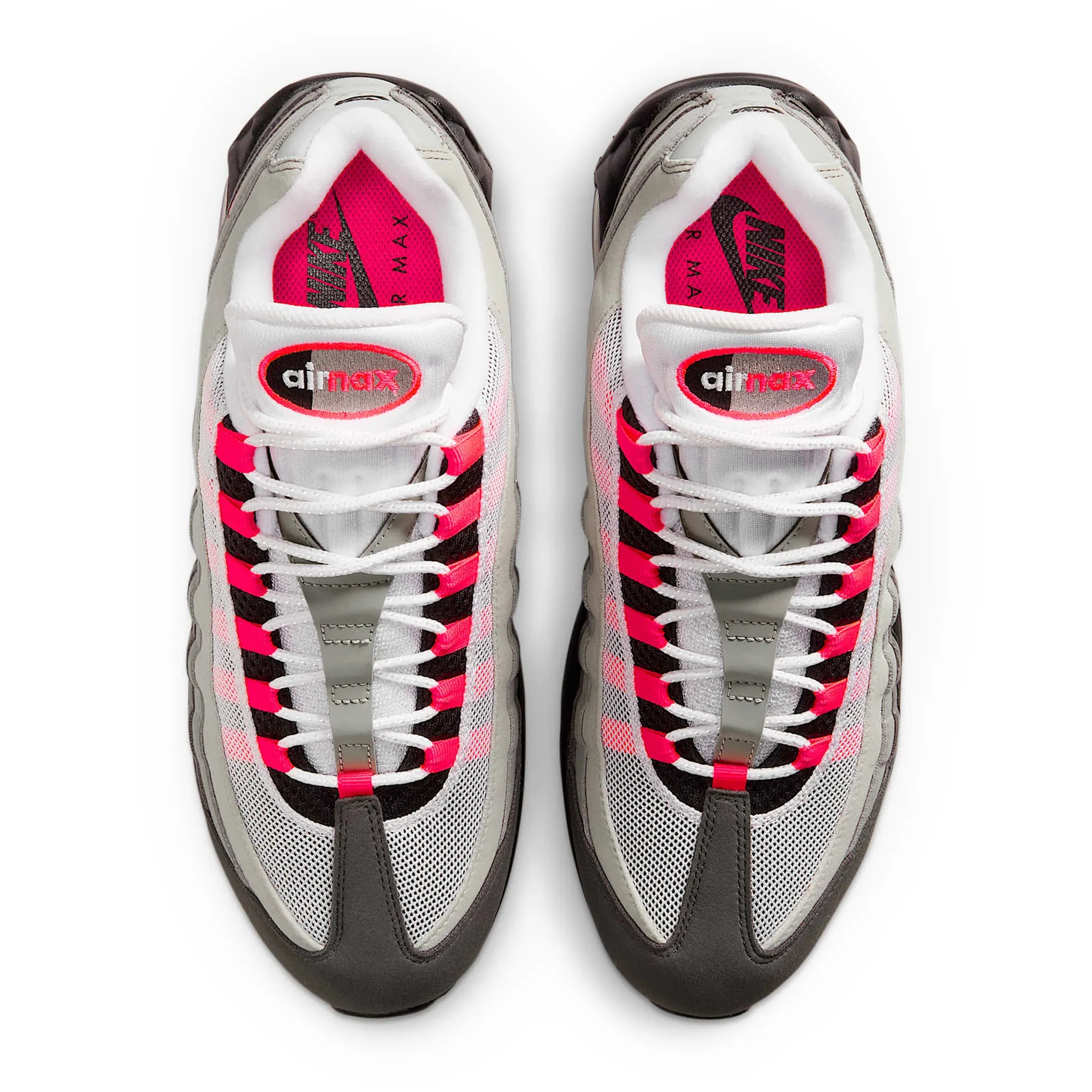 Upper View of Nike Air Max 95 Solar Red (2025) IM7410-001